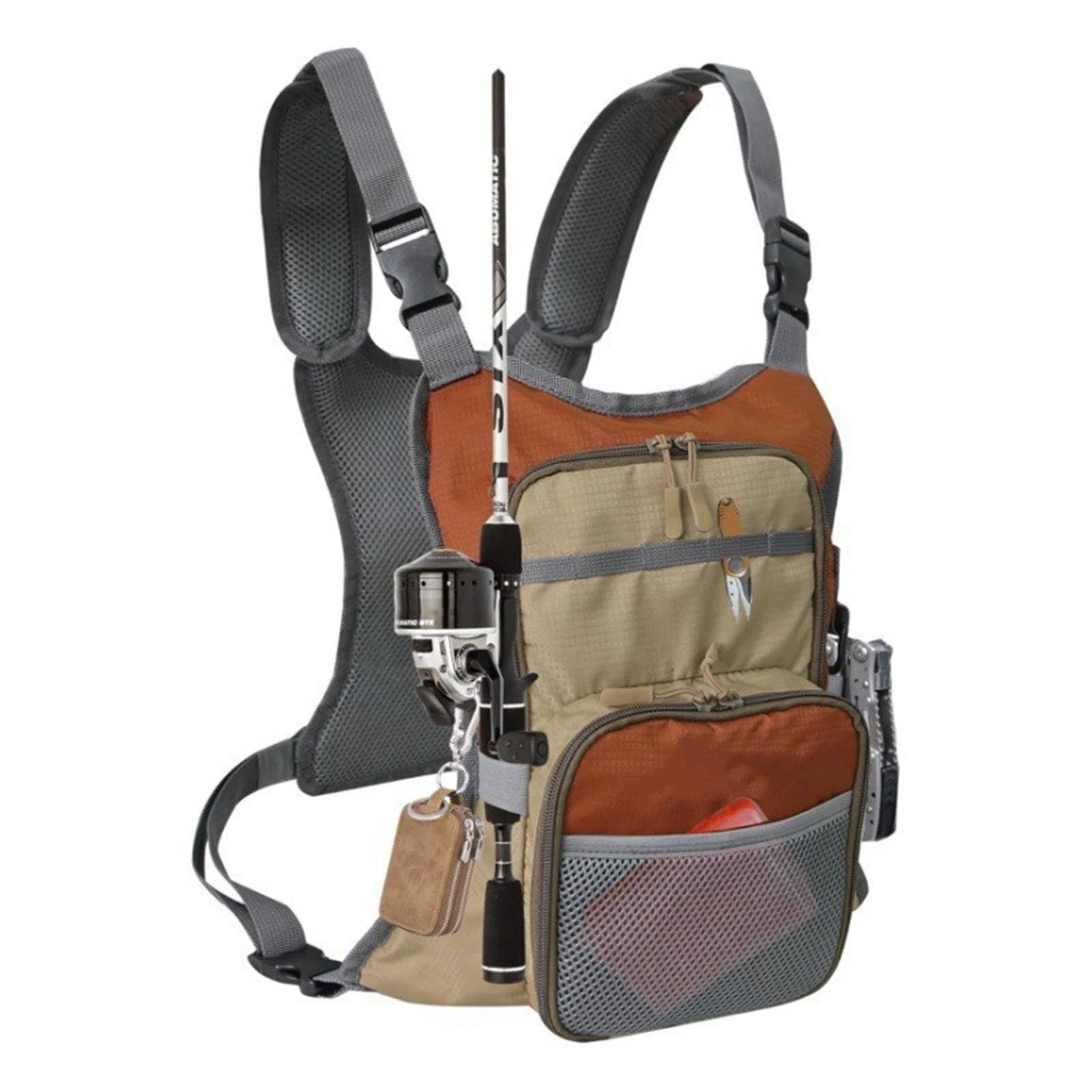 Fly Fishing Chest Pack Gifts Large Capacity Hiking Angling Gear Storage Pack