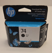 HP 74 Black Ink Cartridge for HP Inkjet Printers, Compatible Model HP 74