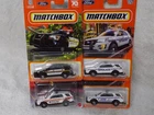 Matchbox 4 Car Lot Black White NYPD Monroeville 16 Ford Interceptor Utility