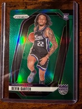 2024-25 Panini Prizm - Devin Carter #231 Green Prizm (Rookie Card) BV $5
