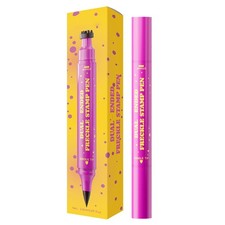 Dual-Ended Freckle Stamp Pen Realistic Faux Freckles Makeup with Soft Spong