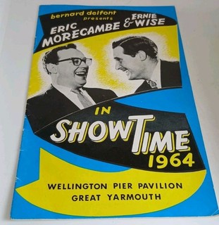 Morecambe & Wise Original 1964 Showtime Great Yarmouth Theatre Programme As Seen