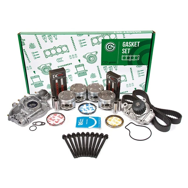 Kit de reconstrucción de motor de revisión para 88-95 Honda Civic Delsol CRX D15B1 D15B2 D15B7 Foto 2 de 4