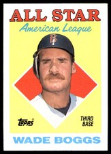 Wade Boggs 1988 Topps Boston Red Sox MLB READ FREE SHIPPING AutographDen