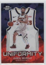 2023 Contenders Optic Uniformity Red Cracked Ice Prizm /175 Jamal Murray #13 s3g