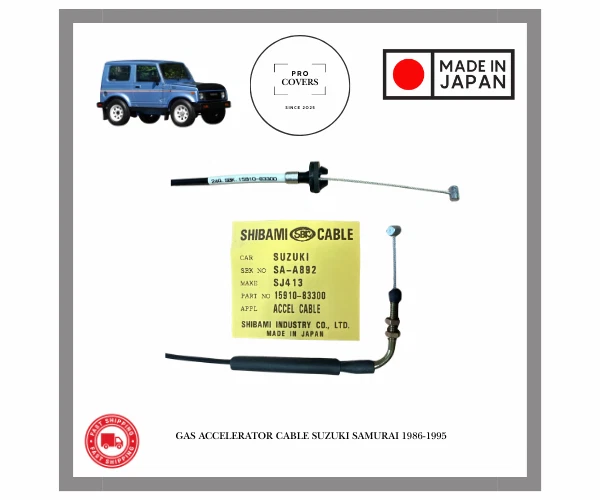 Suzuki Samurai 1986-1995 Cable Acelerador Throttle Cable OEM 15910-83300 Japonés - Image 2 of 2