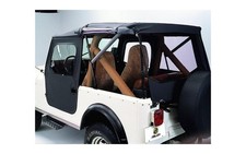 Bestop 51407-01 Tigertop Black Complete Crush Soft Top For 76-83 Jeep Cj5