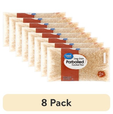 (8 pack) Great Value Long Grain Parboiled Enriched Rice, 32 oz