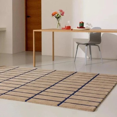 Modern Style Rug Hand Tufted Rug 100% New Zealand Woolen Rug hall living room