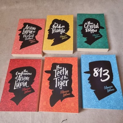 6 x Maurice Leblanc Books - Arsene Lupin - Book Set