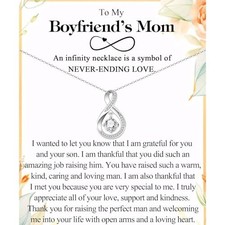 Infinity Necklace - Gifts for Mom, Grandma, Aunt, Sister, Boyfriends Mom