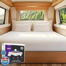 Degrees of Comfort RV Short Queen Mattress Encasement (60x75 Inch) - Bed Bug 