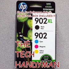 4-PACK HP GENUINE 902XL BLACK  902 COLOR INK NO RETAIL BOX OFFICEJET PRO 6968