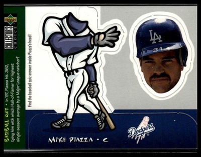 1998 Collector's Choice #17 Mike Piazza Mini Bobbing Heads