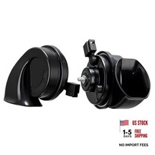 Car Horn Suitable for Toyota, 12V Waterproof Dual Black car horn for toyota