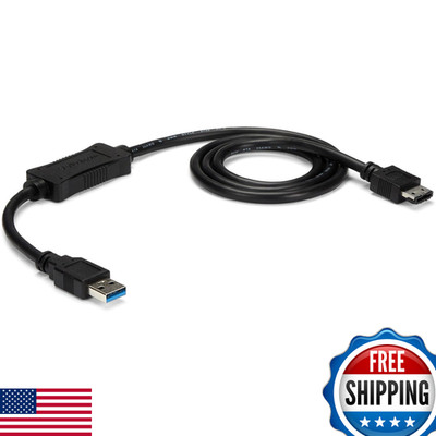 Startech.Com 3 Ft Usb 3.0 To Esata Adapter - 6 Gbps Usb To Hdd/Ssd/Odd
