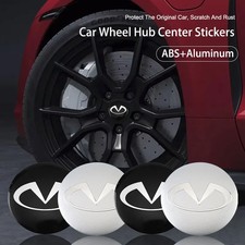 Pegatina central de cubo de rueda de coche de 56 mm 4 piezas para Infiniti QX55 QX50 QX60 Q50 Q70L QX30