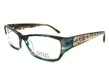 Badgley Mischka Brille Rahmen Melodie Aqua Crystal AQU Brown Grün 52-16-130