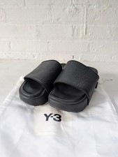 Adidas Y-3 Yohji Yamamoto Slides Comfylette Sandals Triple Black wide US 6F 5M