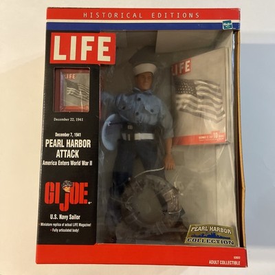 2000 G.I. Joe Historical Edition 12'' U.S. NAVY SAILOR PEARL HARBOR ATTACK NIB!!