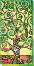 Bead Embroidery Kit on Natural Artist Canvas "Derevo Life Summer"