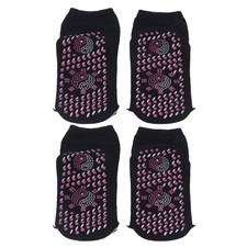 4Pcs Self Heating Socks Cotton Breathable Tourmaline Design Warm Heated New