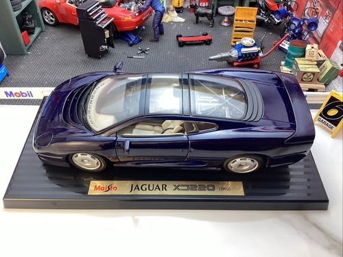 Jaguar Xj220 1992 modelo fundido a presión escala 1:18 Maisto + zócalo. Sin caja - Imagen 1 de 24