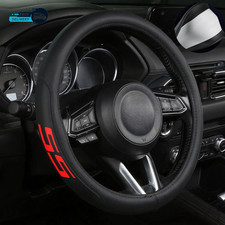 Leather Steering Wheel Cover For Ss With A Rubber Inner Ring Fit Compatible Leather Steering Wheel Cover For Ss With A Rubber Inner Ring Fit Compatible