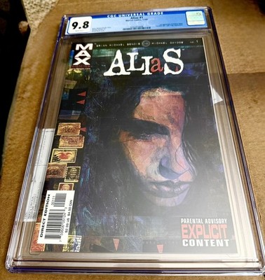 CGC 9.8 | ALIAS # 1 First App. Jessica Jones | Bendis & Mack | KEY   Defenders