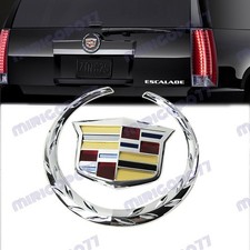 X1 Chrome Cadillac Logo Car Auto Rear Trunk Lid Emblem For Cadillac Srx Xts Cts X1 Chrome Cadillac Logo Car Auto Rear Trunk Lid Emblem For Cadillac Srx Xts Cts