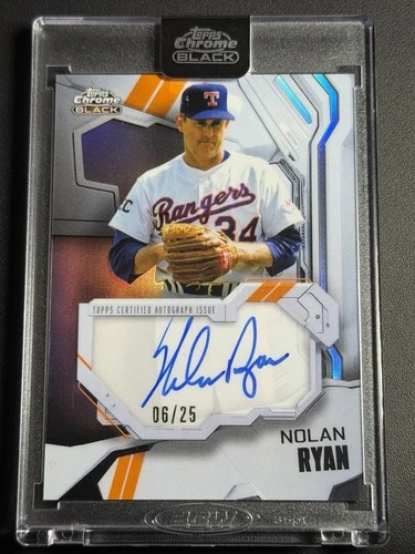 2026 Topps Chrome Black Nolan Ryan Ivory Autographs (RAW)