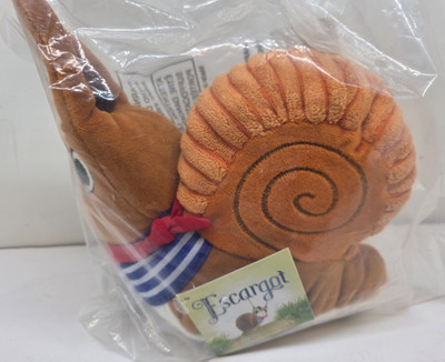 Escargot Snail Storybook Plush 8'' Tall (Sealed, New) Dashka Slater, MerryMakers