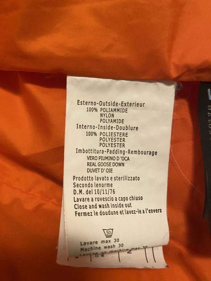 Daunenjacke Pink mit Orangenem Futter Gr. 48 - Bild 4 von 4
