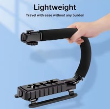 Pro Video Stabilizer Rig Grip Handle Mount for DSLR Cameras and DV Camcorders