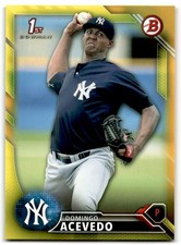 2016 Bowman #BP35 Domingo Acevedo Prospects