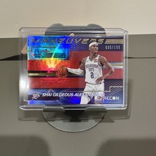 2020-21 Panini Recon Shai Gilgeous-Alexander Maneuvers Red /199 SP Rare #25 MVP