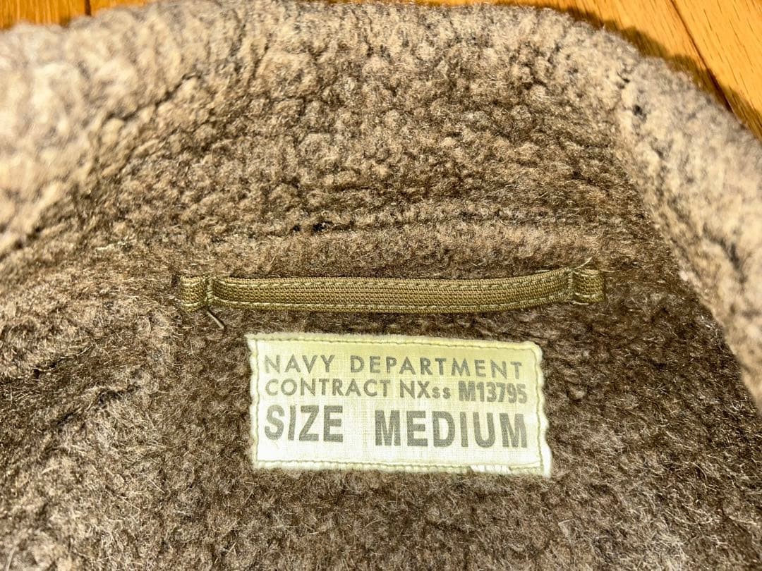 Buzz Rickson's N1 Deck Jacket Olive M Vintage Mil… - image 2