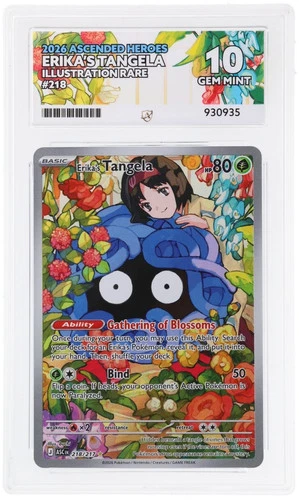 Pokemon 2026 - ASC EN - Erika's Tangela #218 - IR - ACE 10 [Perfect Subgrades]