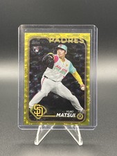 2024 Topps Update Series - Yellow Crackle Foilboard #US8 Yuki Matsui / 50