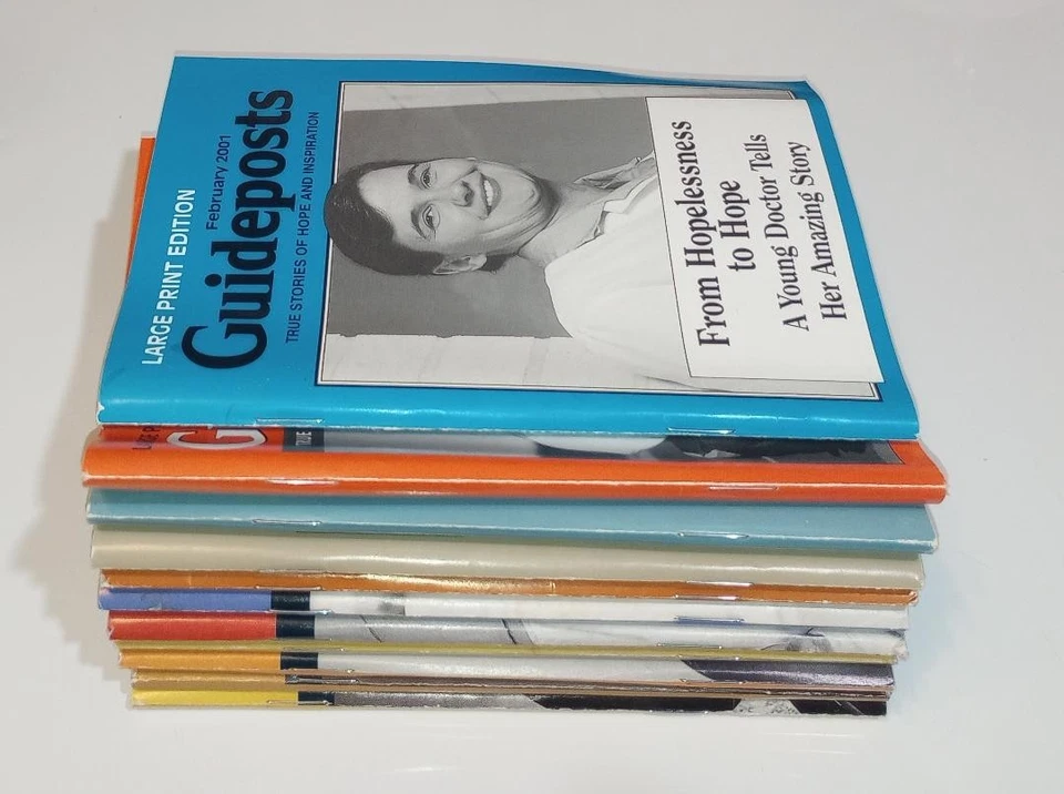 Guideposts Large Print Edition Magazine Lot of 11 Mixed Month's and Year's - Image 4 of 4