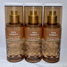 3 Viva Vanilla Bath  Body Works Fine Fragrance Mist 2.5 fl oz