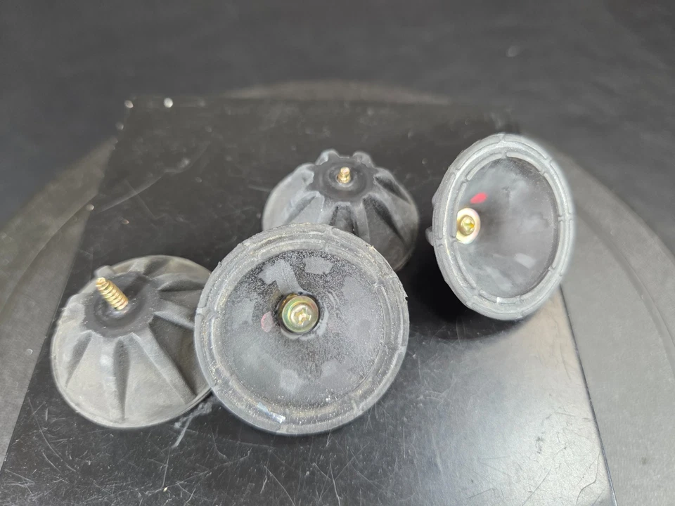 Tocadiscos vintage Mitsubishi DP-12 pies de goma (cantidad 4) ¡envío rápido!💨✅ Foto 3 de 4