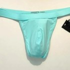 Carbon - Size "Medium" Luxe T-Back Thong - Ice/Mint Green (CA002TH-ICE-M) — photo 3