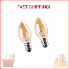Sphoon C7 LED Night Light Bulb, Classical Edison Style E12 Candle Base, 0.5 Watt