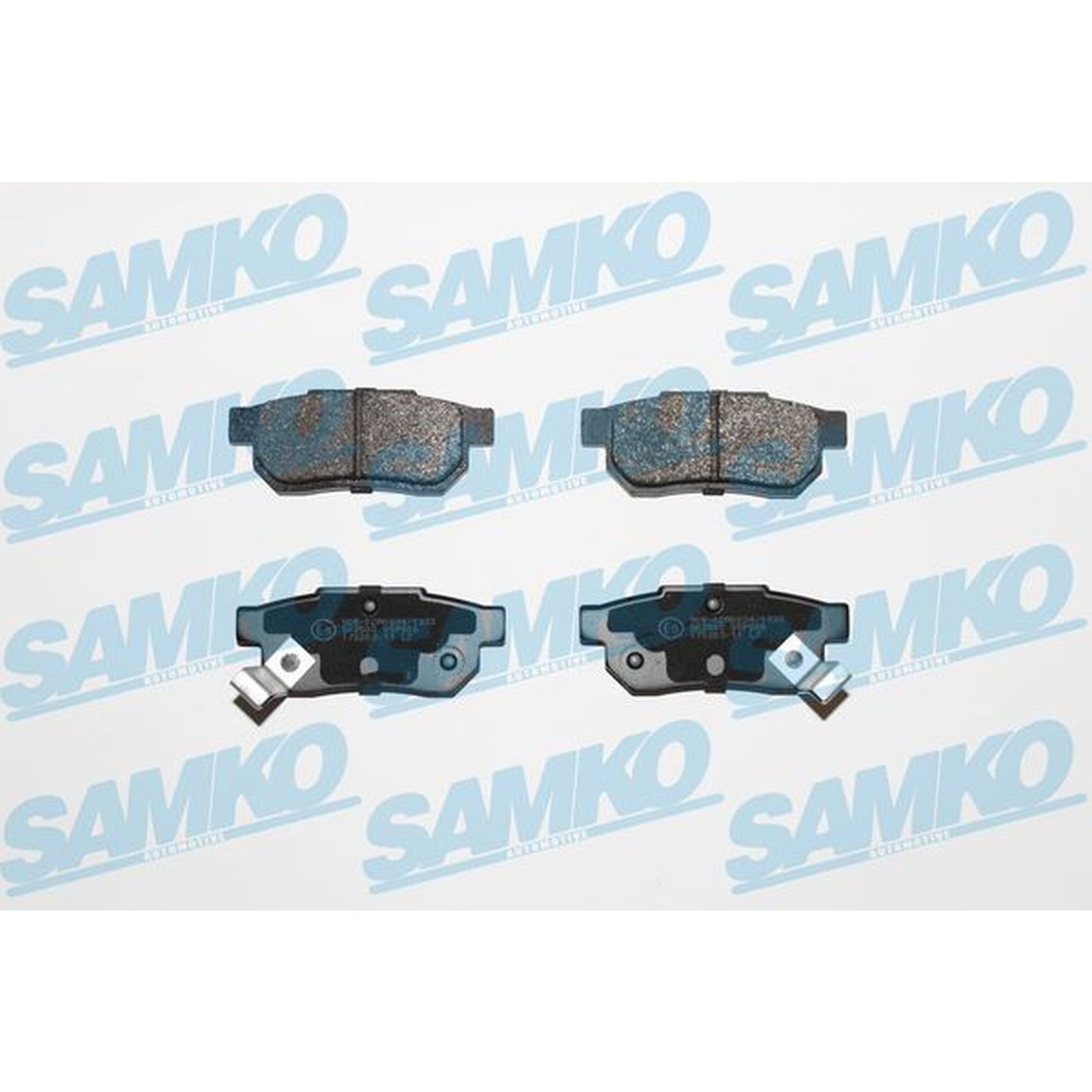 1x ORIGINAL® SAMKO Bremsbelagsatz, Scheibenbremse Hinten für Honda CIVIC VI