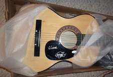 Cheech Marin & Tommy Chong HAND-SIGNED 38" Zeny Acoustic Guitar FREE FAST SHIP