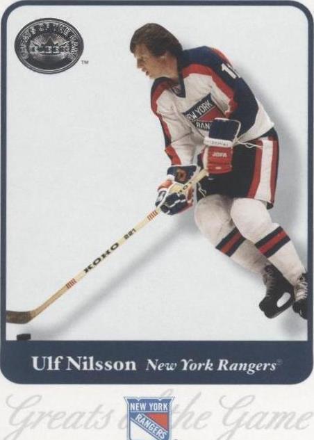 2001-02 Fleer Greats of the Game - Ulf Nilsson #26 - 1 of 1