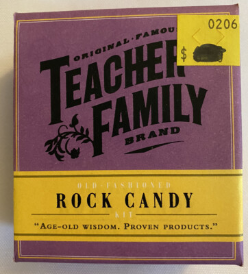 Original Famous Teacher's Brand: Old Fashioned Rock Candy Kit Sealed NEW