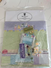 Easter Scrapbooking Kit Supplies - Paper Stickers Brads Frameworks 85 PC