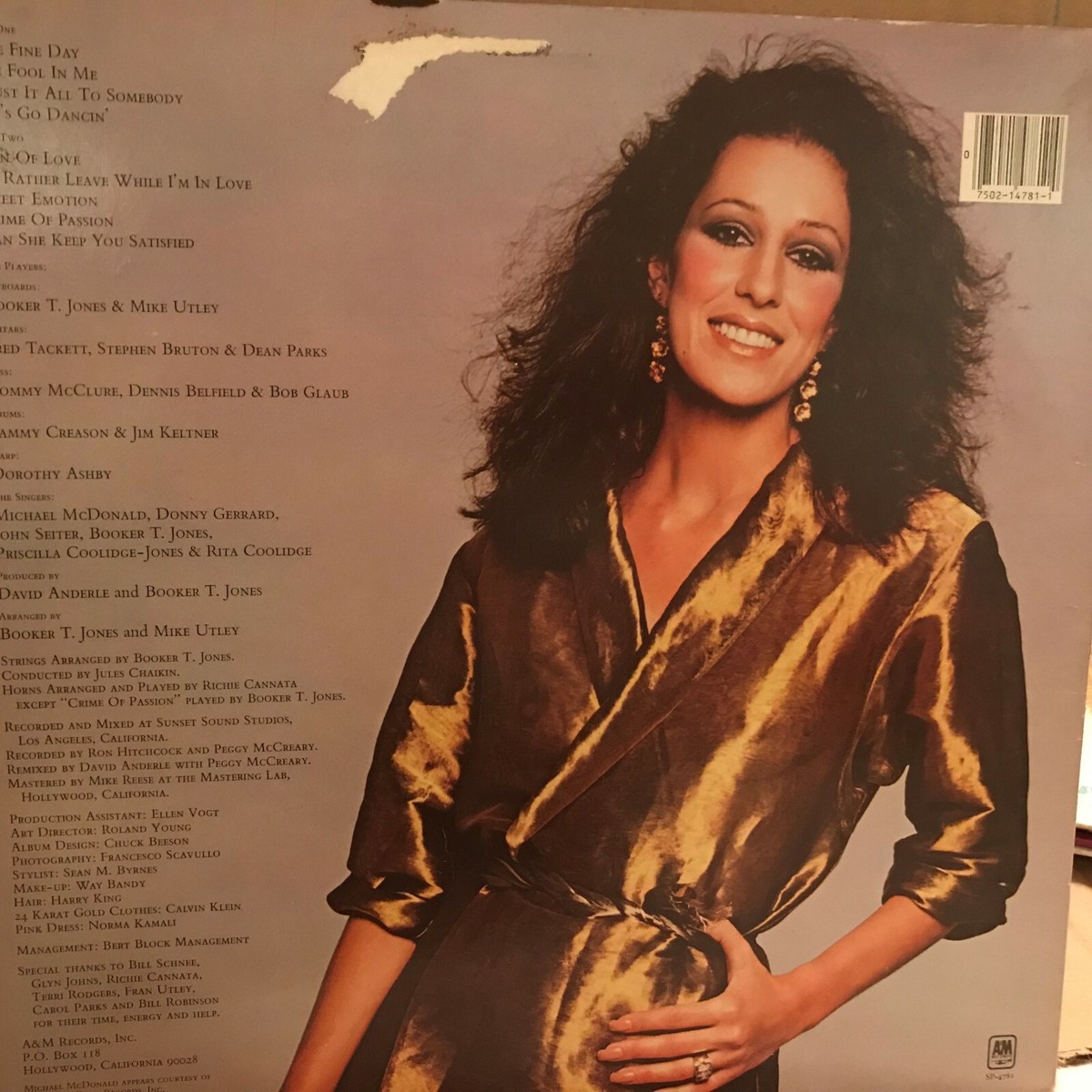RITA COOLIDGE LP SATISFIED | eBay